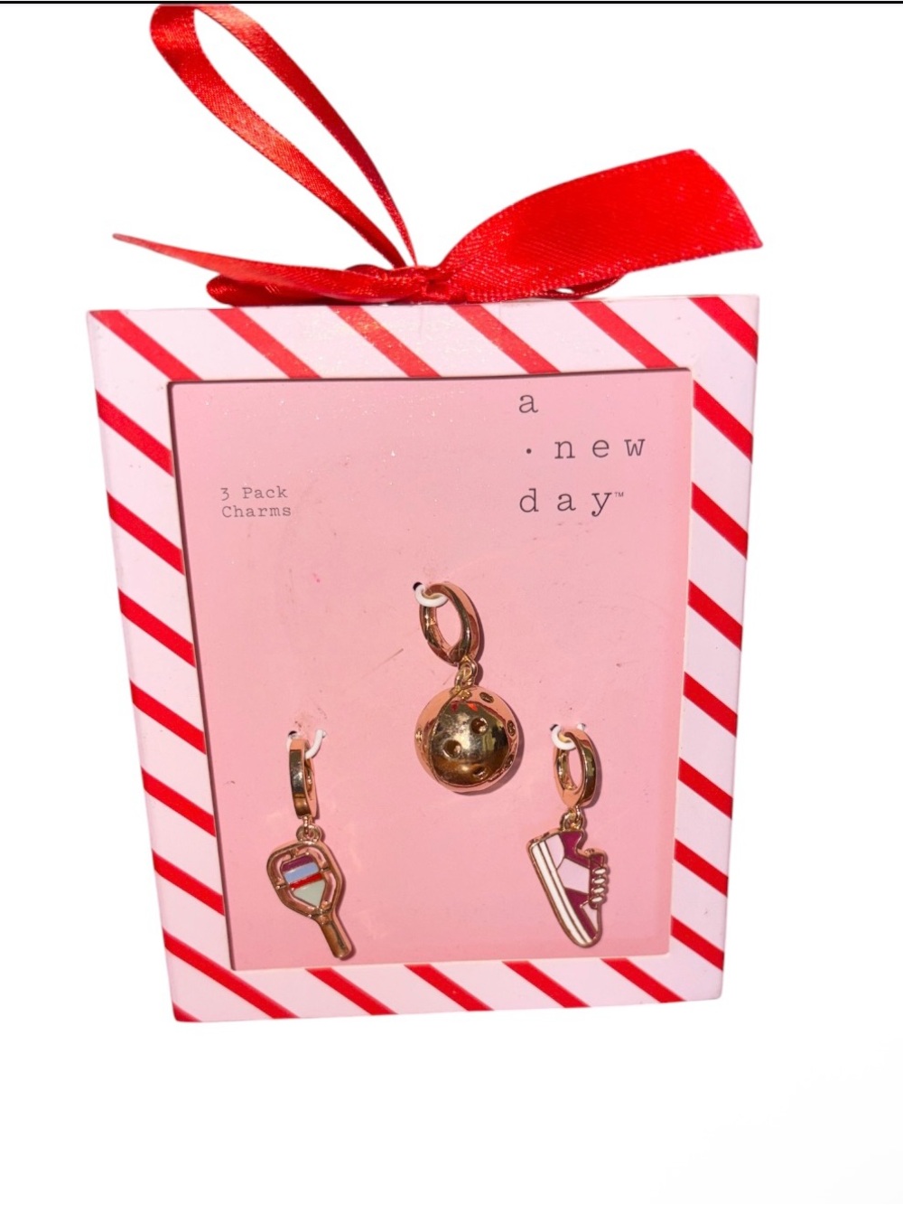 a new day Gold Tennis Charm Trio